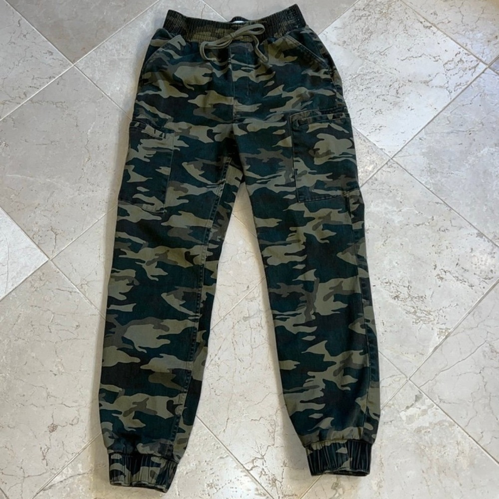 Hollister Camo Women's Jogger Pants Small Ultra High Rise